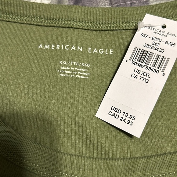 American Eagle Cropped Hey Baby Tee - Picture 5 of 5
